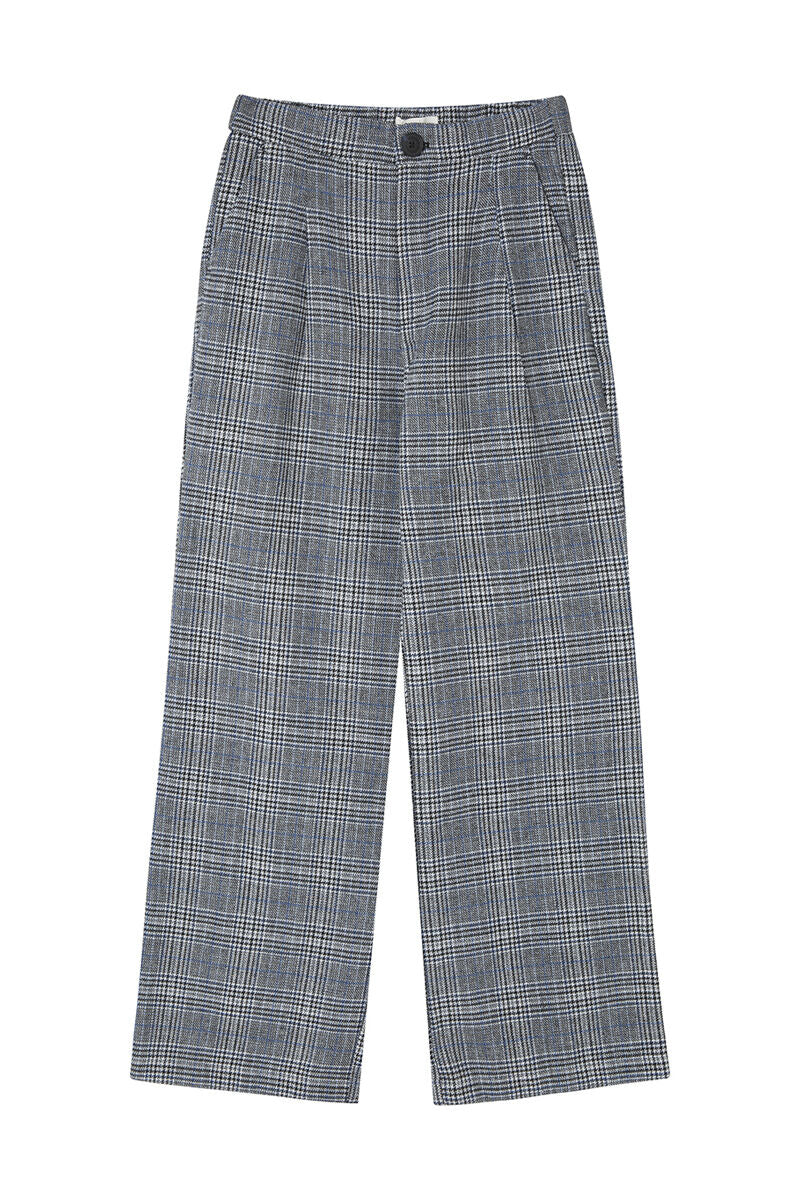 Checked trousers