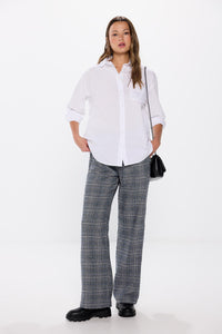 Checked trousers