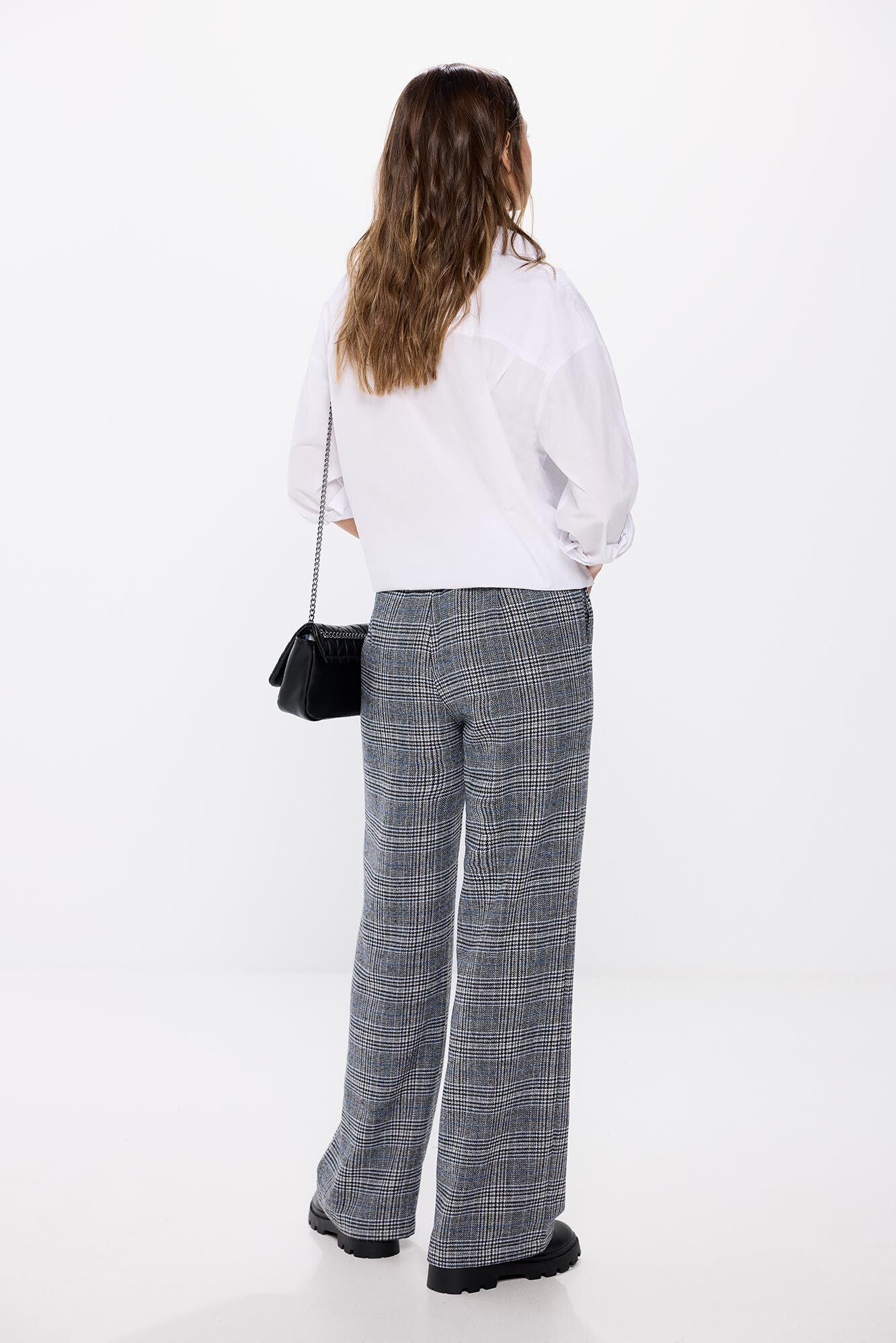 Checked trousers