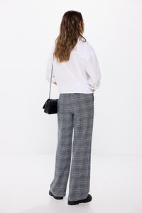Checked trousers