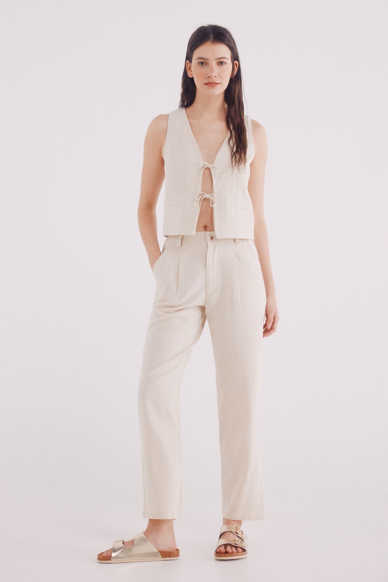 Basic linen trousers