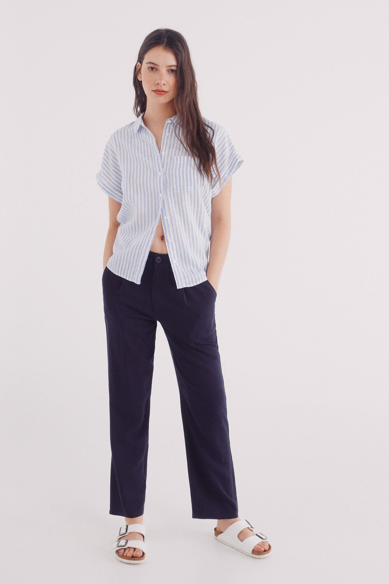 Basic linen trousers