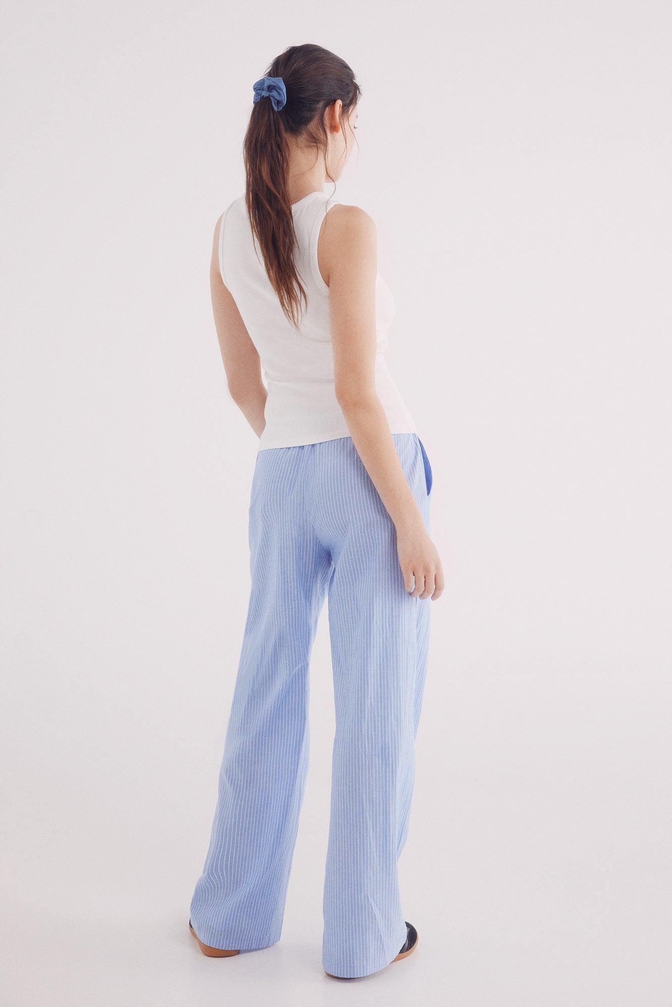 poplin jogger pants