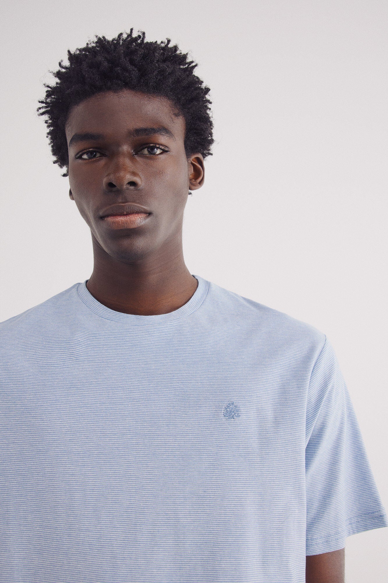 Micro-striped T-shirt