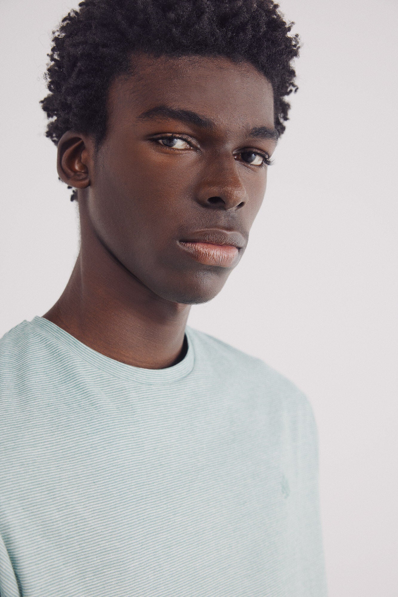 Micro-striped T-shirt
