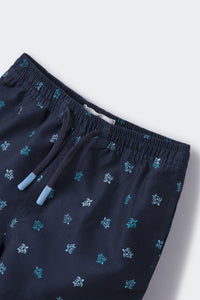 Boy's turtle swim shorts