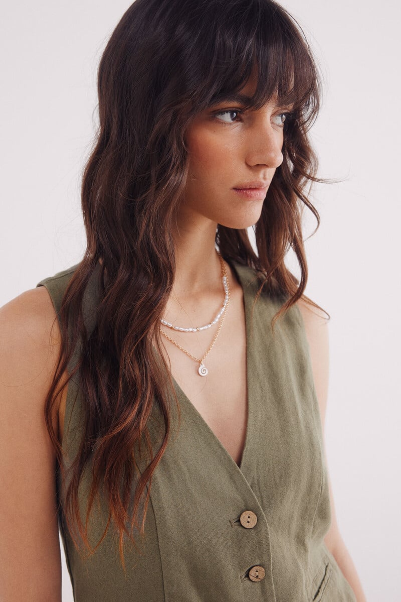 Linen Vest