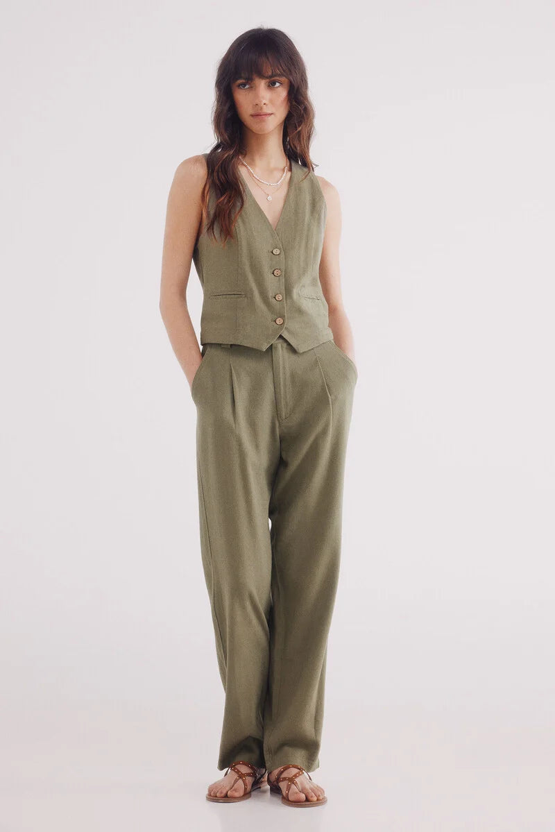 Linen Vest