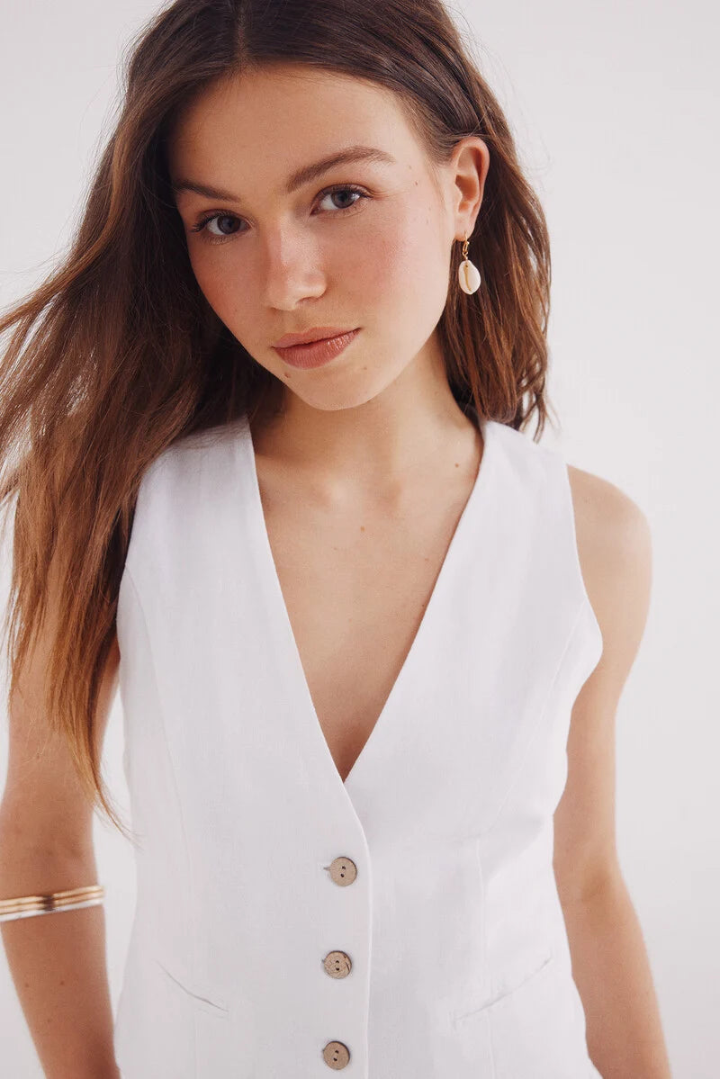 Linen Vest