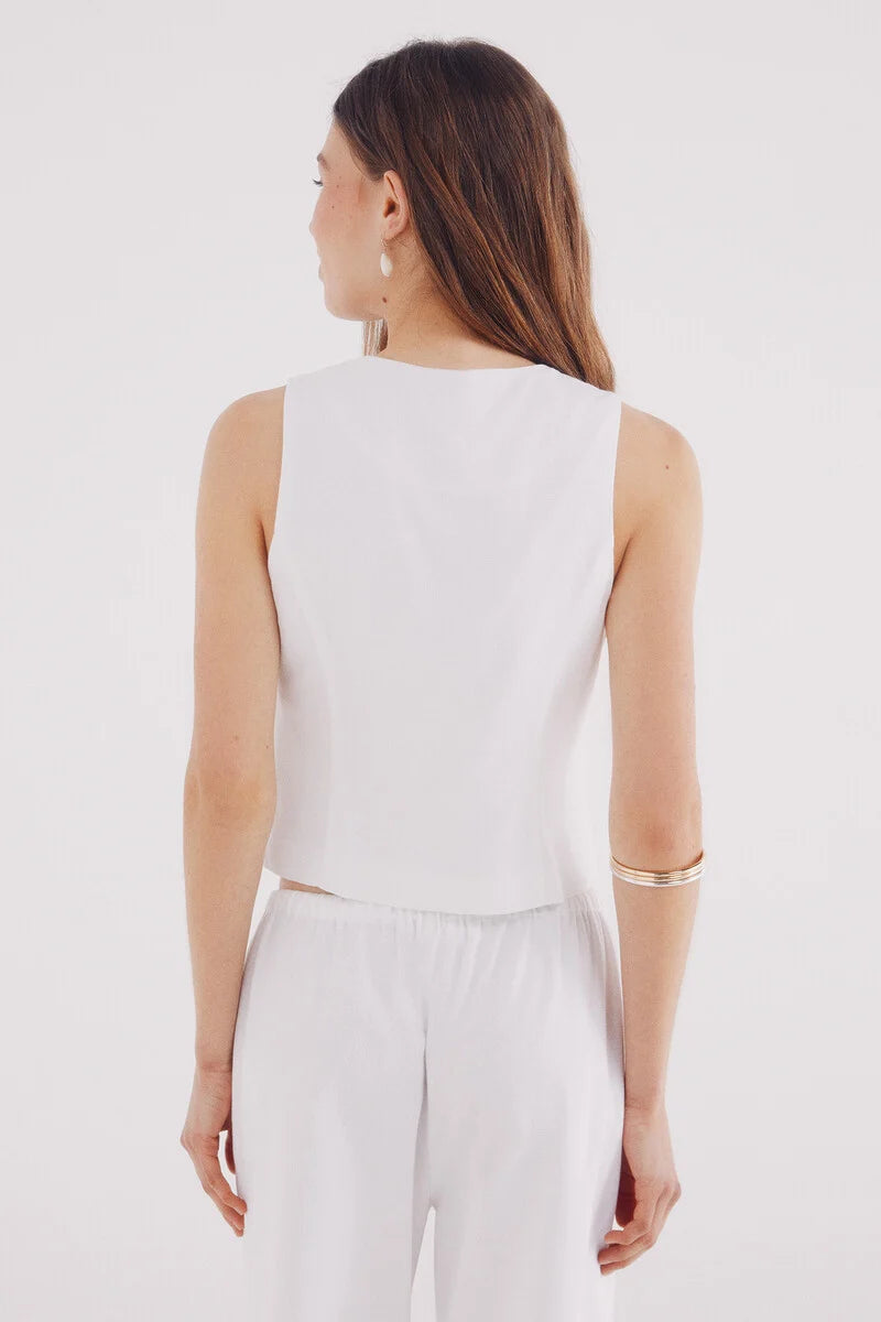 Linen Vest