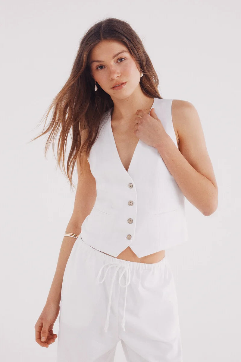 Linen Vest