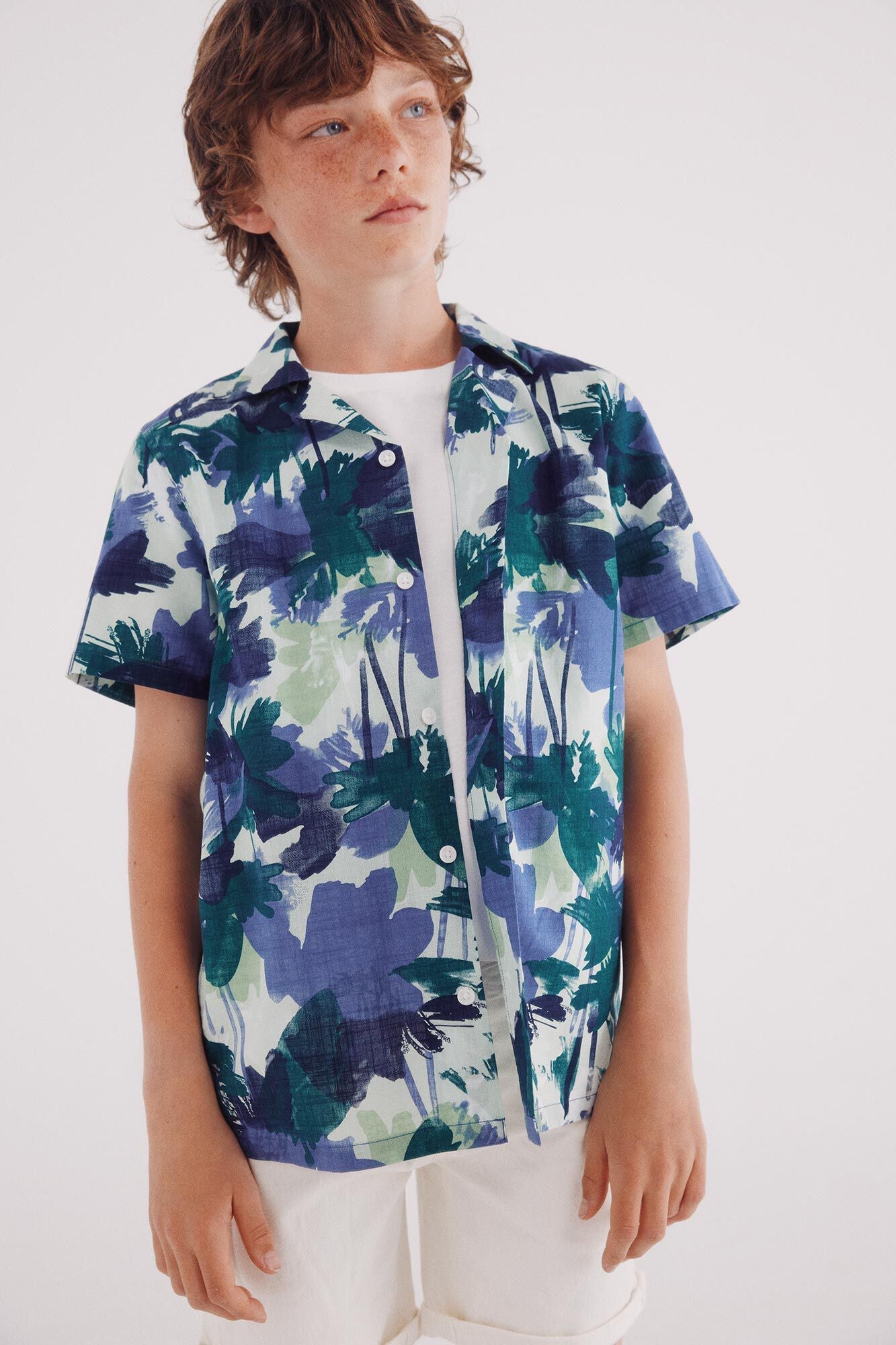 Children's floral shirt