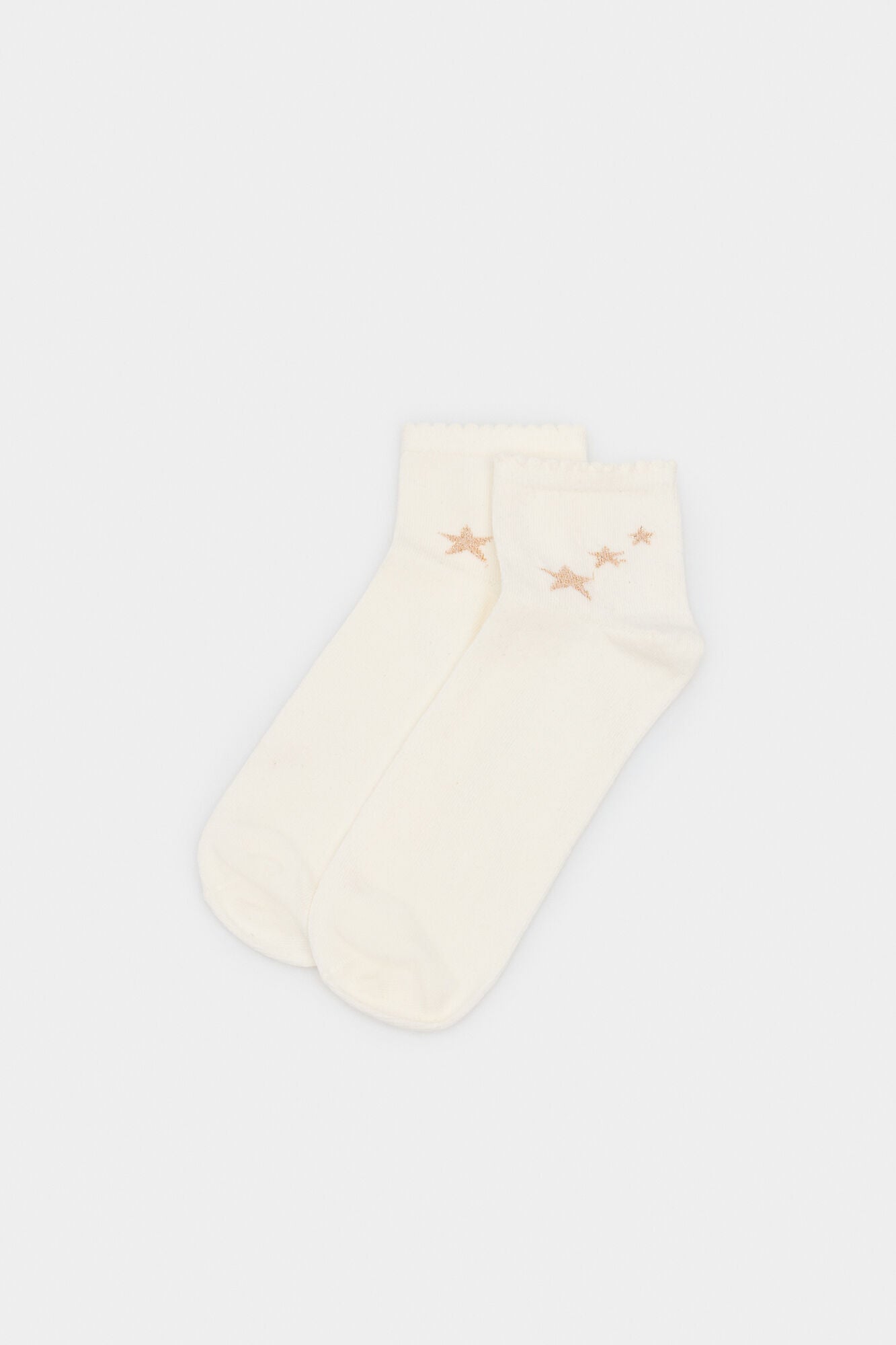 Lurex star short sock