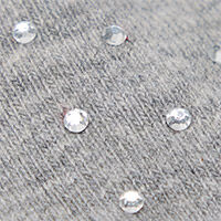Short sock studs glass
