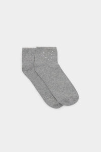 Short sock studs glass
