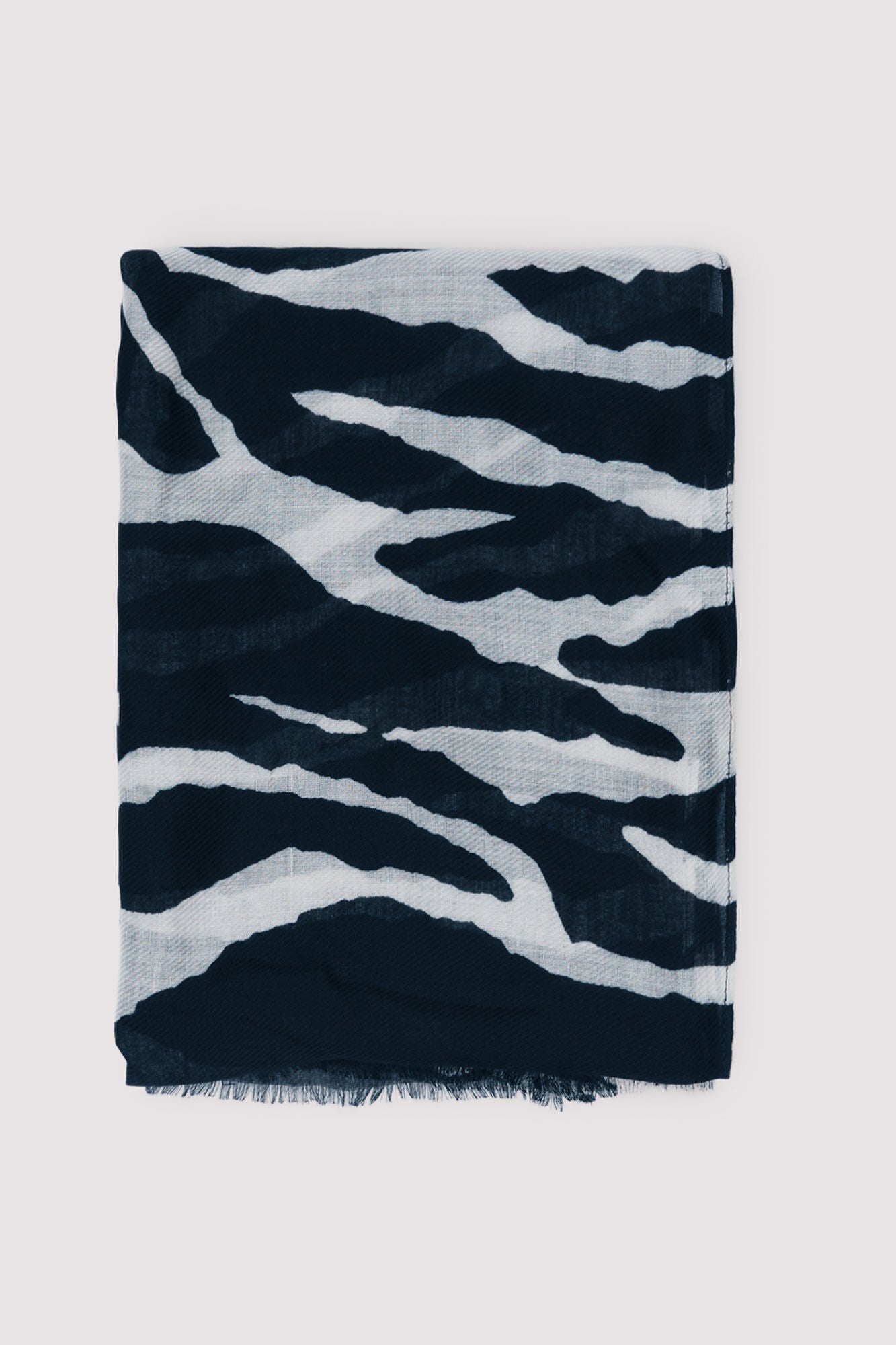 Zebra print scarf