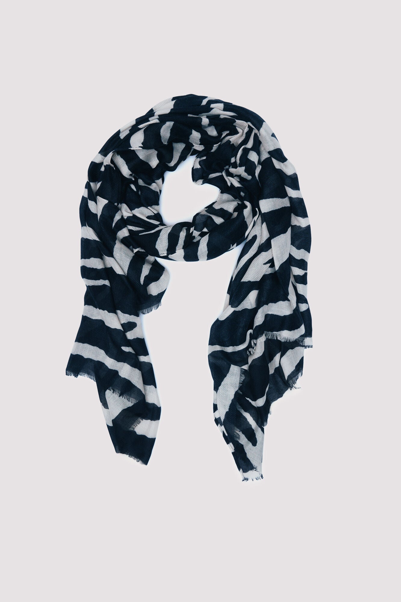 Zebra print scarf