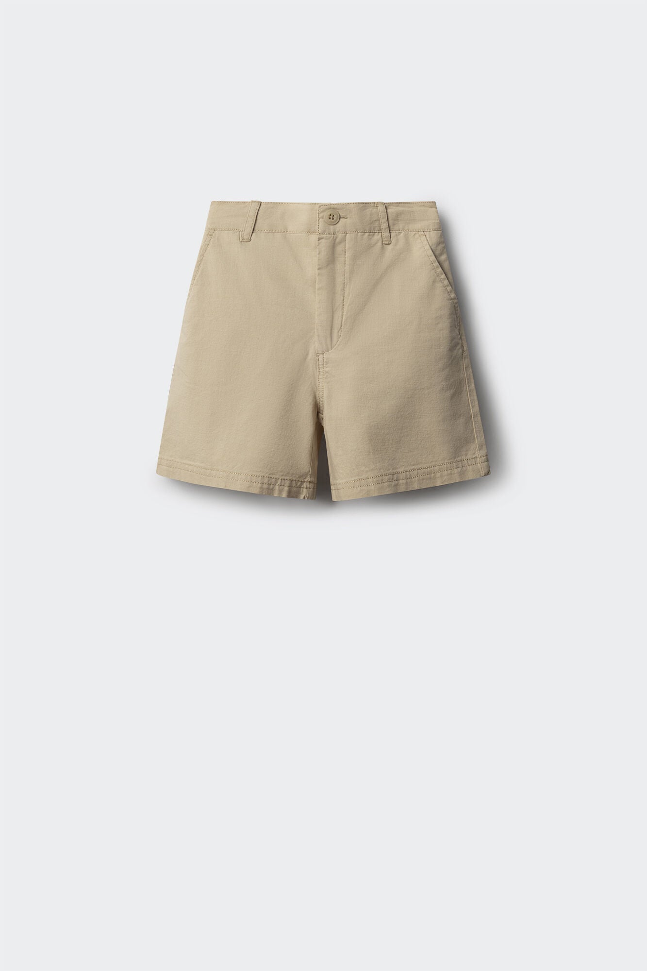 Boys' checkered structured Bermuda shorts