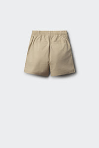 Boys' checkered structured Bermuda shorts