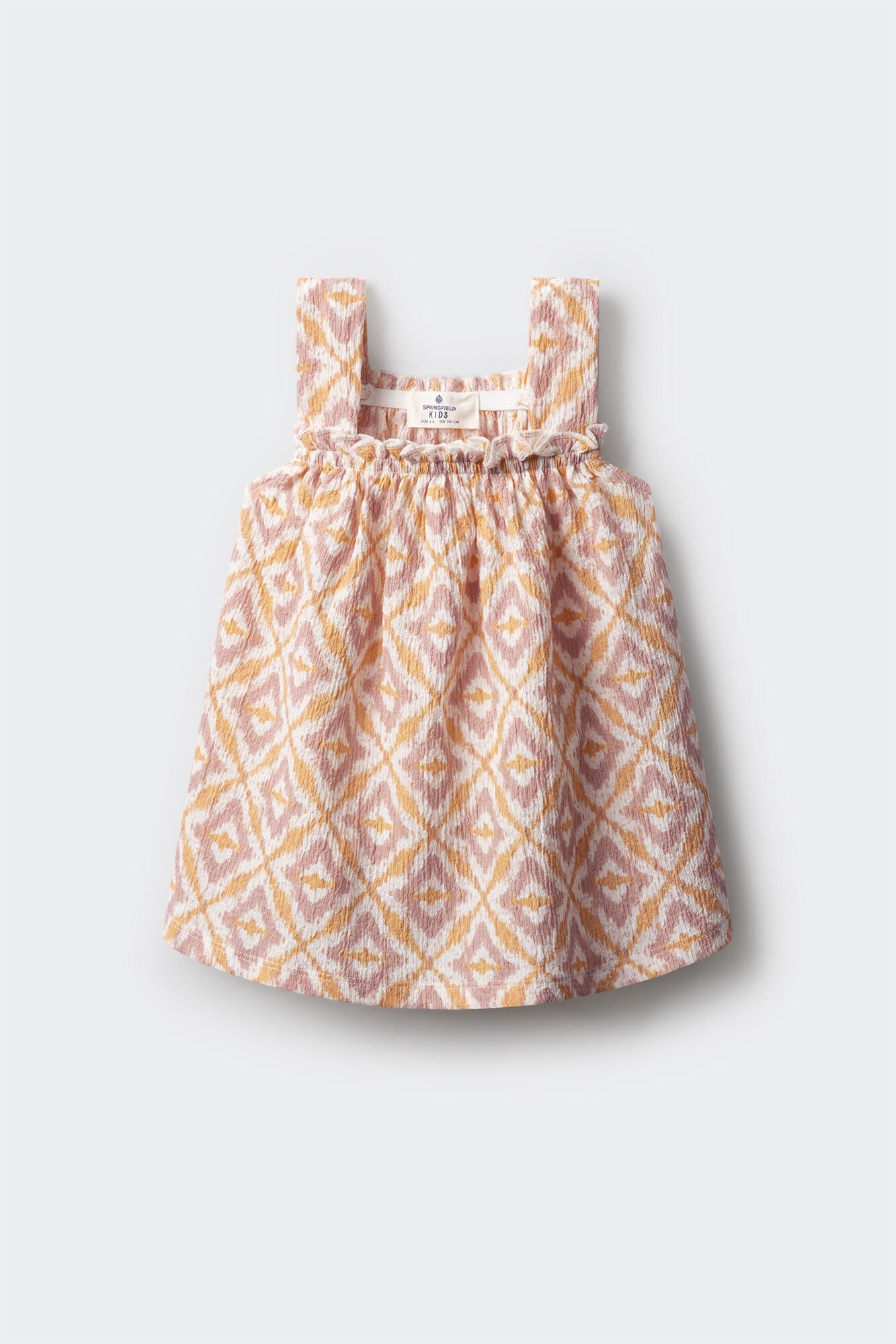 Girl's printed sleeveless top