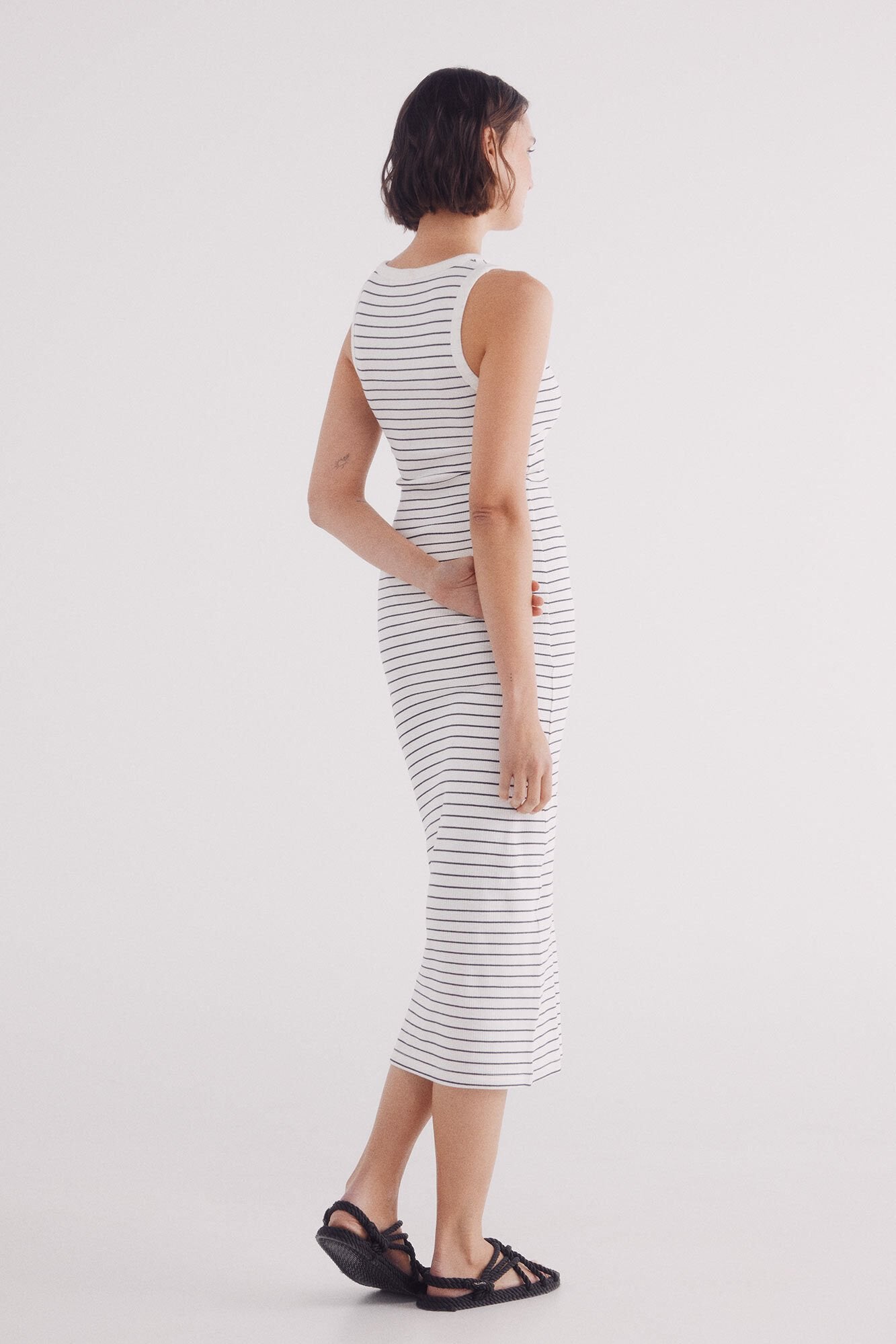 Sailor striped tube dress