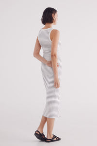 Sailor striped tube dress