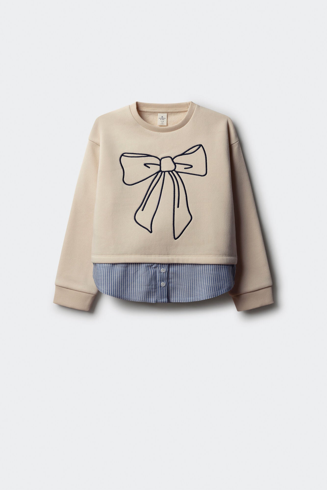 Girl's Bow Sweatshirt