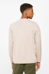 Essential jumper with elbow patches