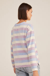 Striped Chenille T-shirt