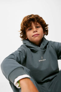 Boy's essential SPF logo hoodie