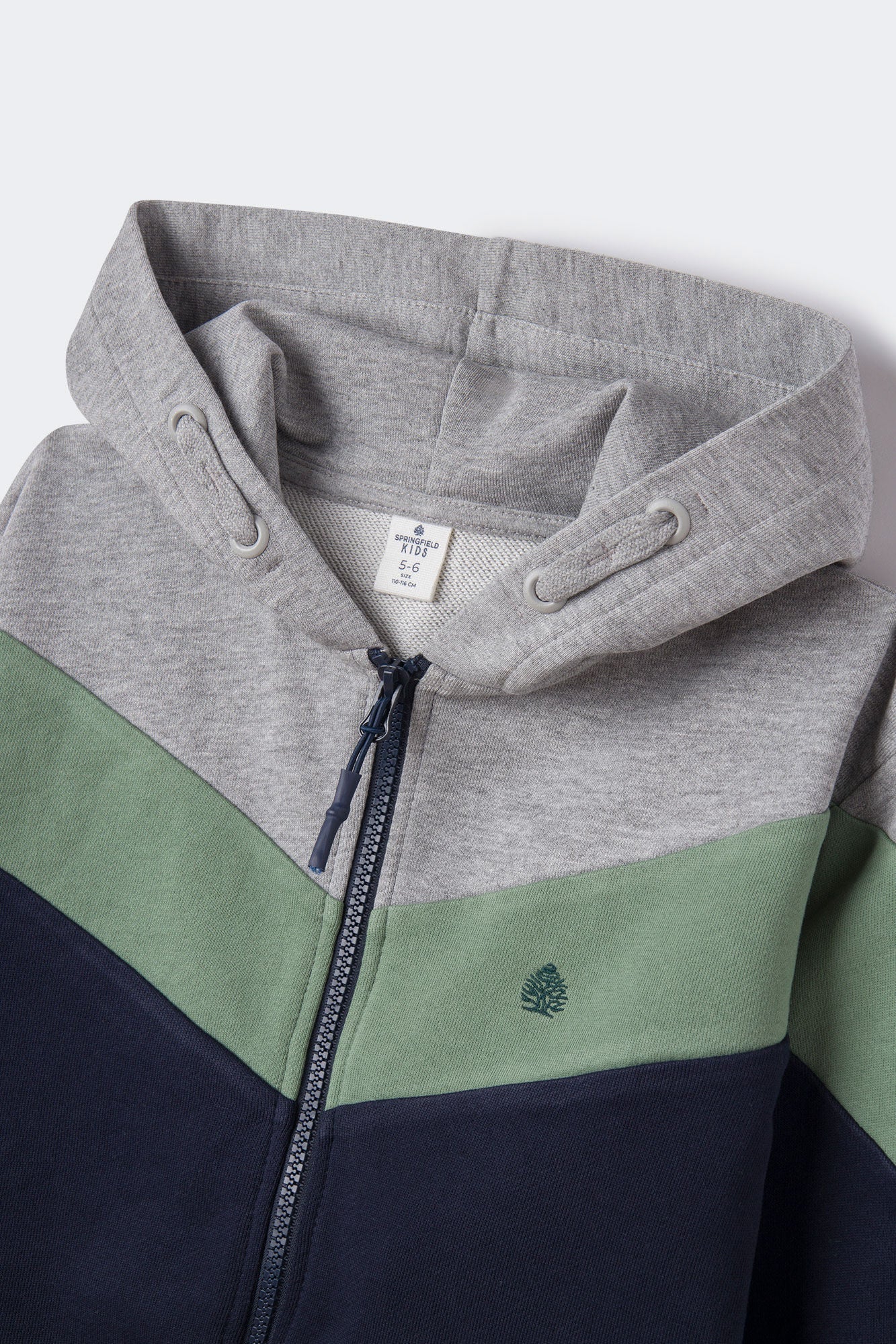 Boy's colour block hoodie