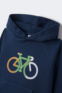 Boy's bike hoodie
