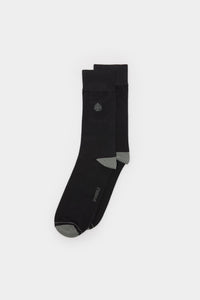 Essential long embroidered logo socks
