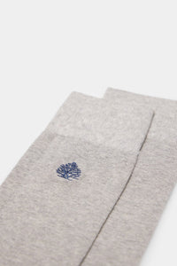 Essential long embroidered logo socks