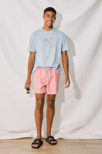 Whale print swim shorts