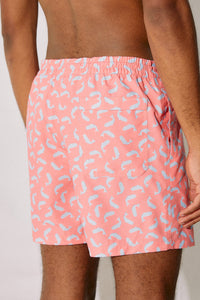 Whale print swim shorts