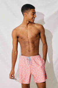 Whale print swim shorts