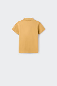 Boy's essential piqué polo shirt
