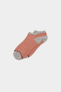 Micro-stripe ankle socks