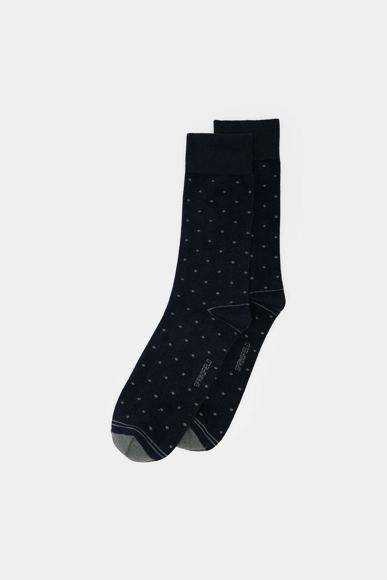 Long micro polka-dot socks