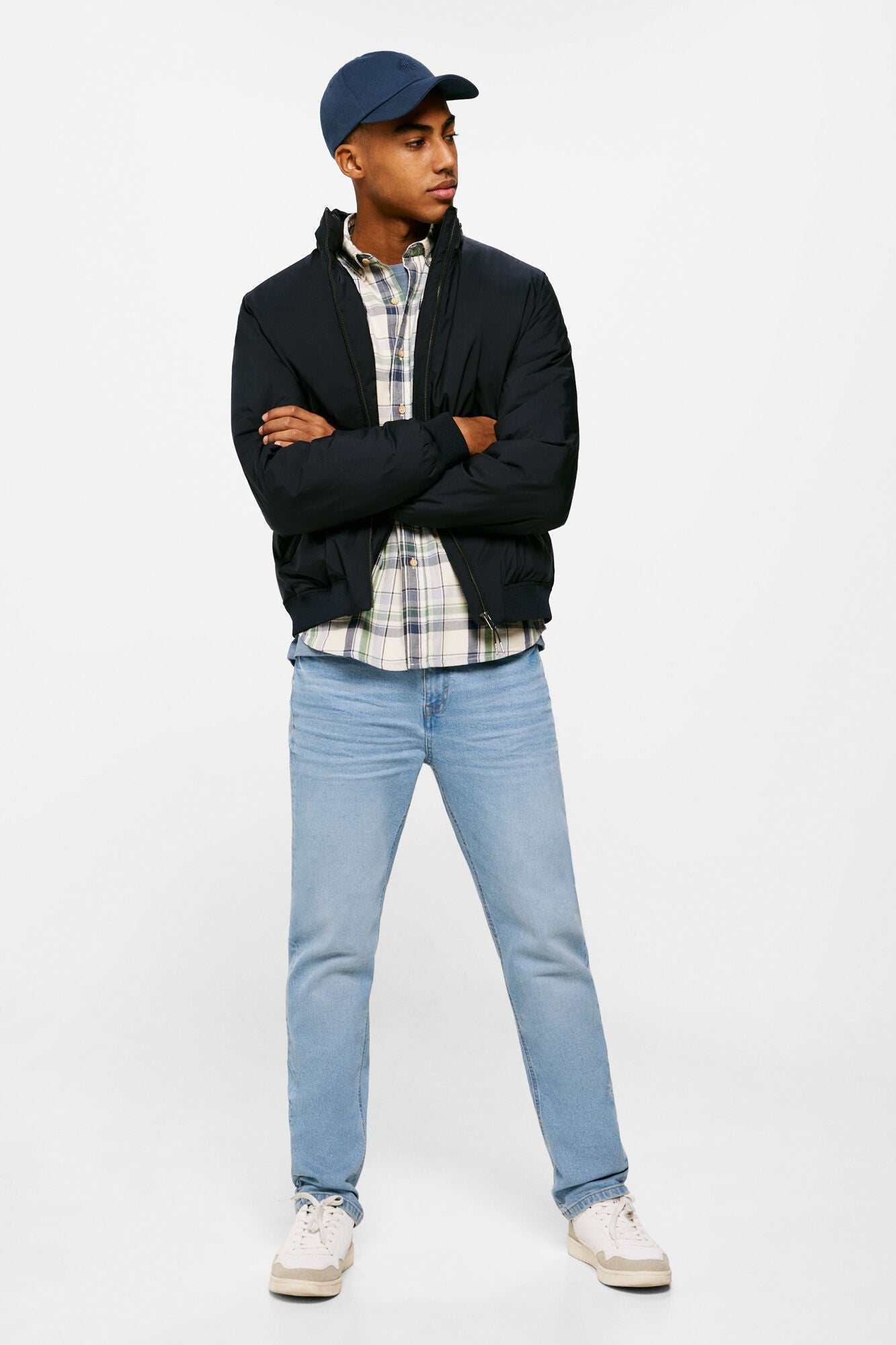 Technical quilted jacket