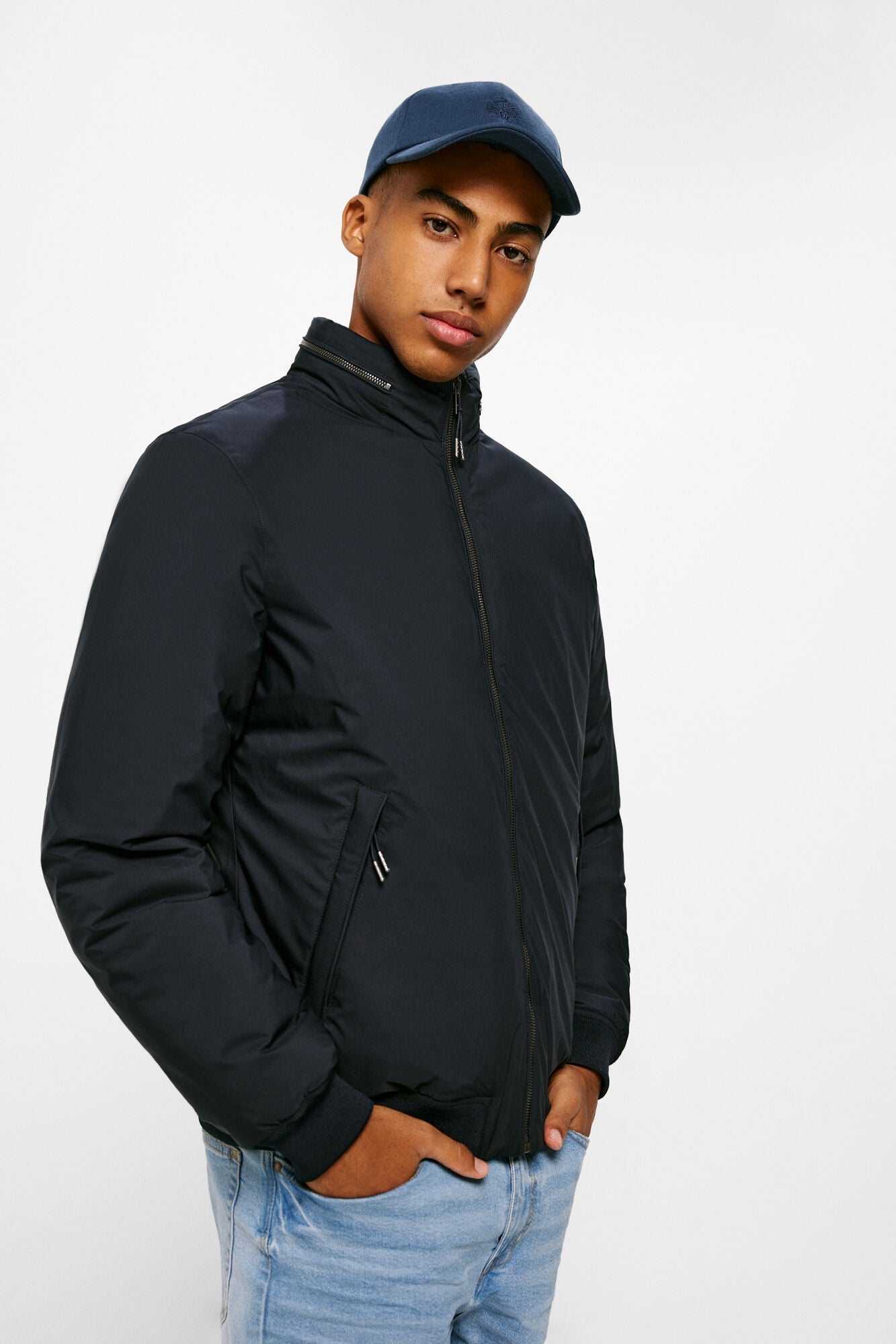 Technical quilted jacket