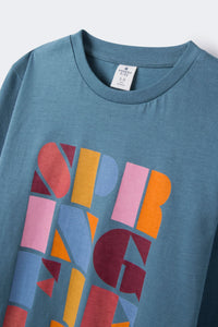 Boys' long-sleeved T-shirt with a Springfield print