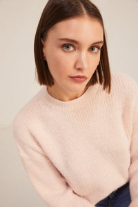 Lurex fluffy jumper