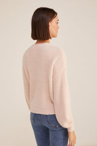 Lurex fluffy jumper