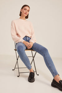 Lurex fluffy jumper