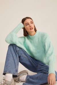 Cable knit jumper