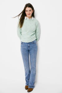 Recycled polyester mini openwork jumper