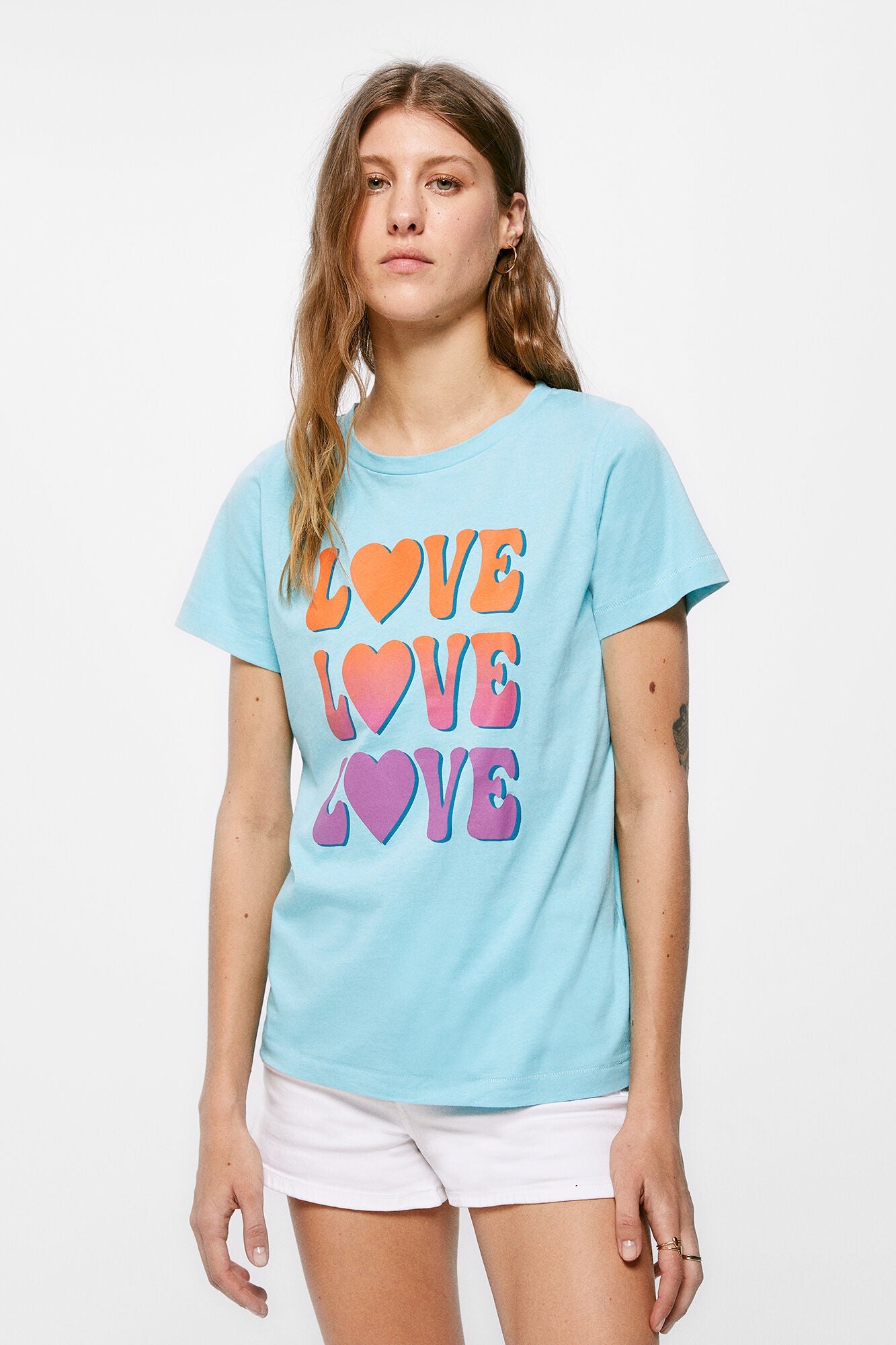 T-shirt with Love print