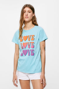 T-shirt with Love print